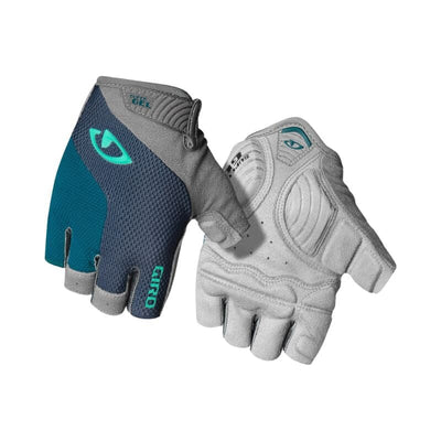 Giro Strada Massa Supergel Gloves Apparel Giro Harbor Blue/ Screaming Teal S 