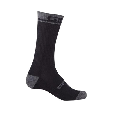 Giro Winter Merino Wool Socks Apparel Giro Black/Dark Shadow L 