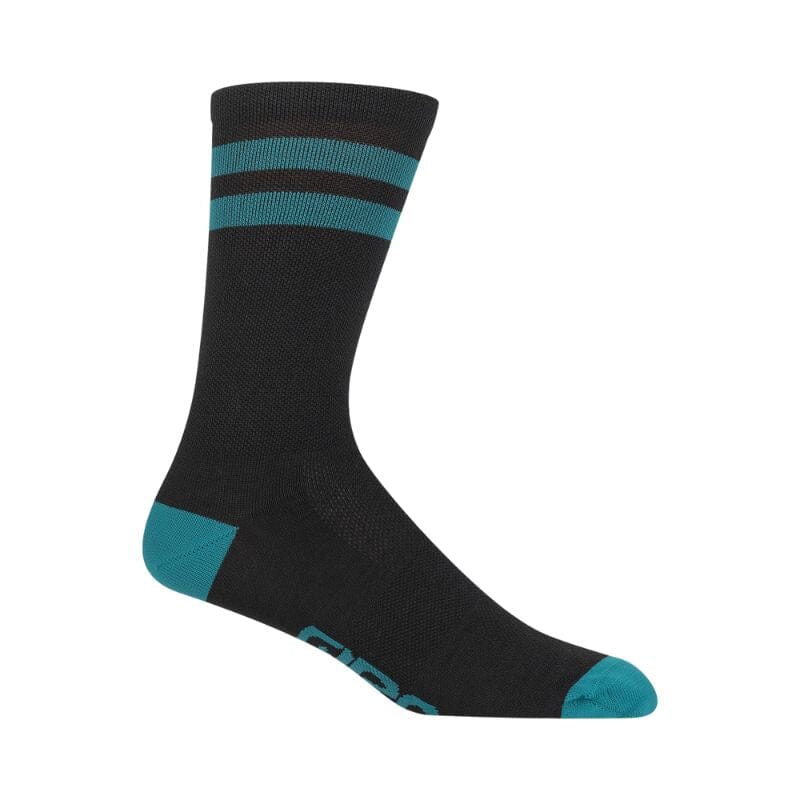 Giro Winter Merino Wool Socks Apparel Giro Black/Harbor Blue L 