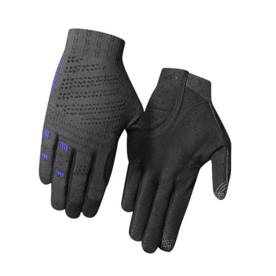 Giro Women's Xnetic Trail Gloves Apparel Giro Titanium/Electric Purple XL 