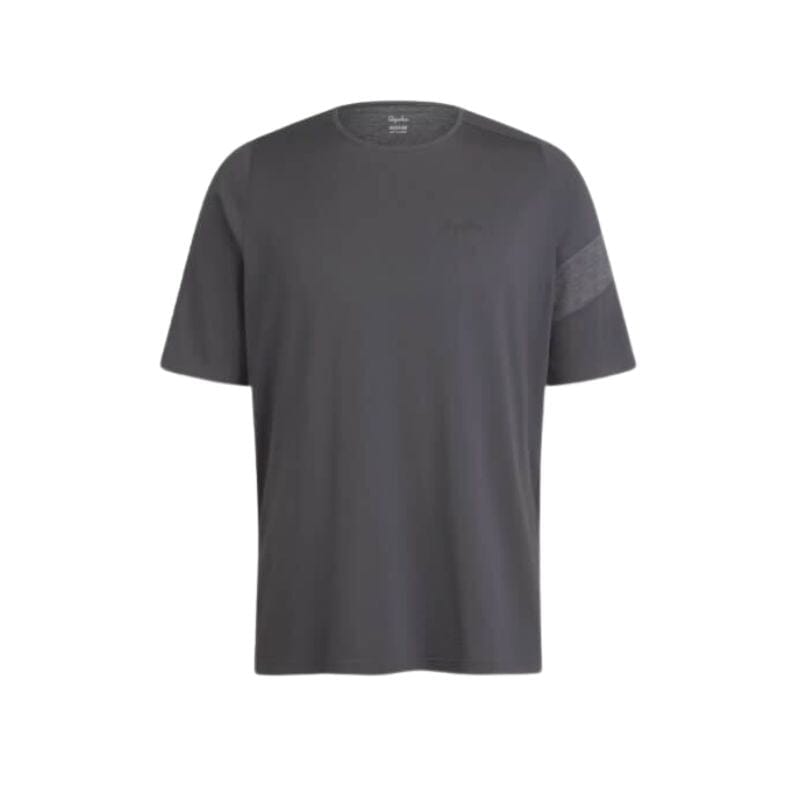 Rapha Trail Merino Short Sleeve Shirt Apparel Rapha Dark Grey / Black XS 