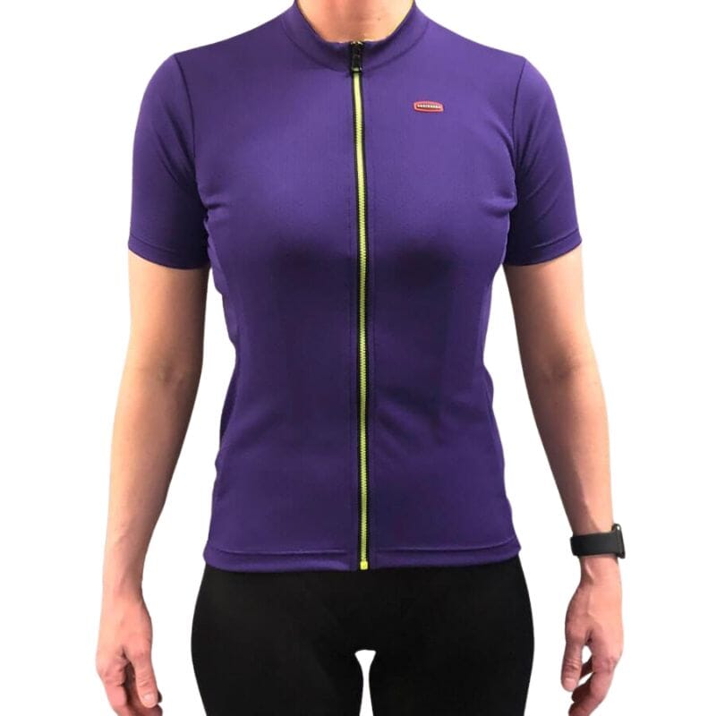 Giordana Contender Fusion Women's Short Sleeve Jersey Apparel Contender Bicycles Purple S 