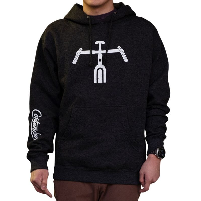 Contender Handlebar Hoodie Apparel Contender Bicycles Charcoal XS 