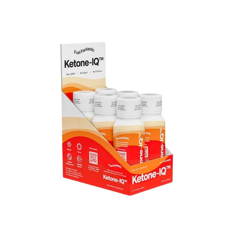 Box of HVMN Ketone-IQ Energy Fuel Shots Accessories HVMN 6 x 2 fl oz 