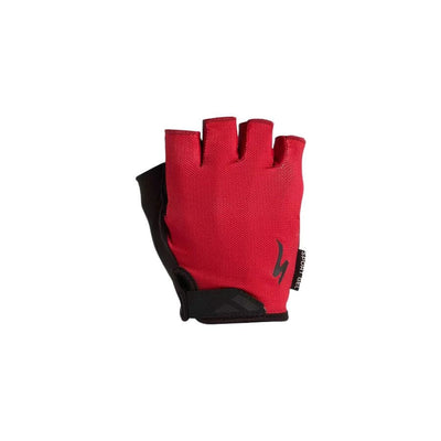 Specialized Women's Body Geometry Sport Gel Short Finger Gloves Apparel Specialized Vivid Red L 