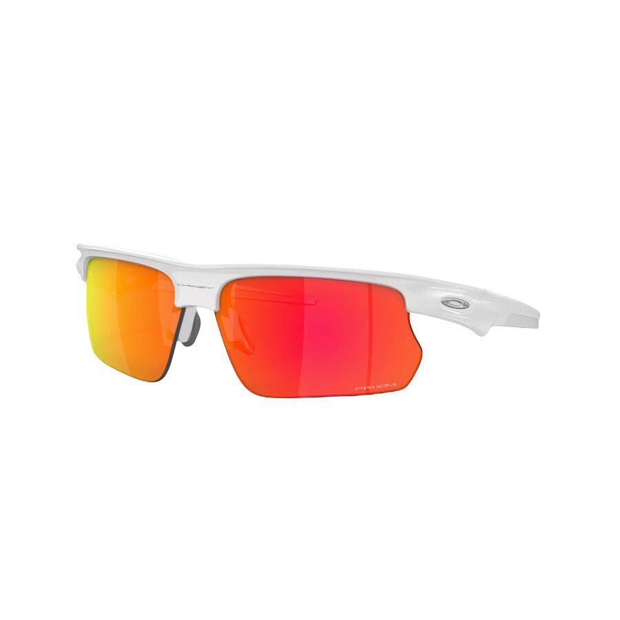 Oakley Bisphaera Apparel Oakley Prizm Ruby Lenses, Polished White Frame 