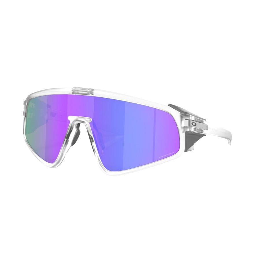 Oakley Latch Panel Apparel Oakley Prizm Violet Lenses, Matte Clear Frame 