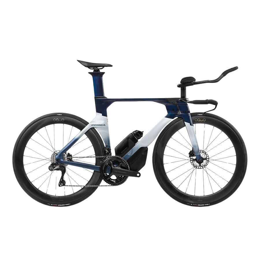 The Orbea Ordu M20ILTD in matte blue with Ultegra.