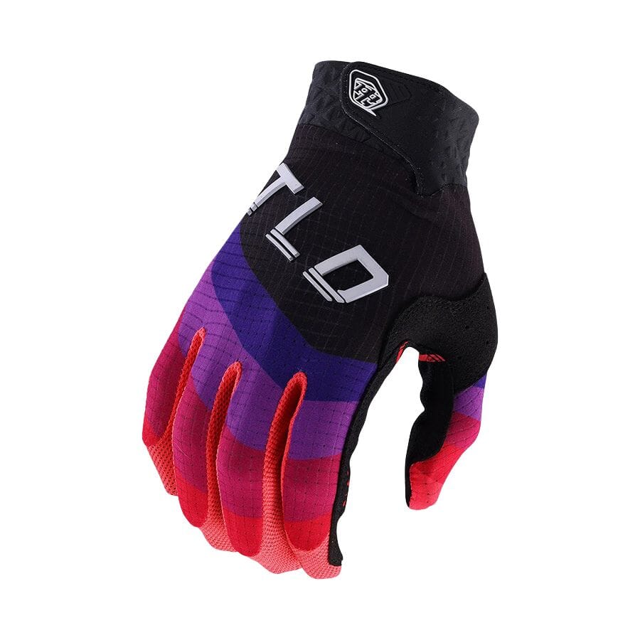 Troy Lee Designs Air Glove Apparel Troy Lee Designs Reverb Black / Glo Red S 