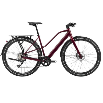 Orbea VIBE MID H30 EQ 20MPH Bikes Orbea Metallic Burgundy Red (Gloss) S 