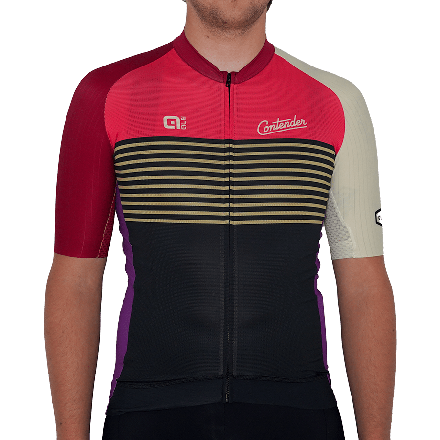 Contender Ale Warm Stripe Jersey Apparel Contender Bicycles XS 