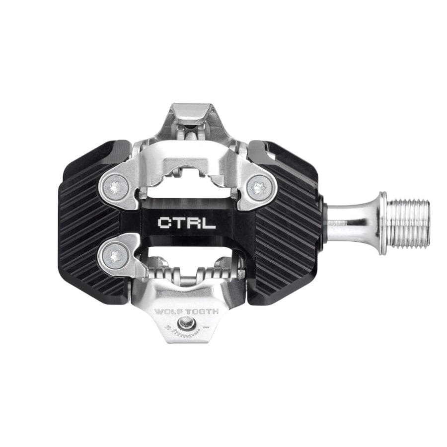 Wolf Tooth CTRL Trail Clipless Pedals COMPONENTS Wolf Tooth Components Black