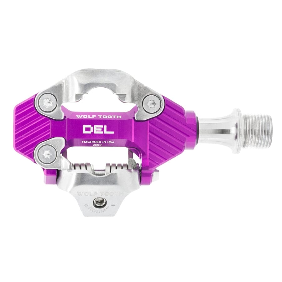 Wolf Tooth DEL Gravel Race Pedal COMPONENTS Wolf Tooth Components Ultraviolet Purple 