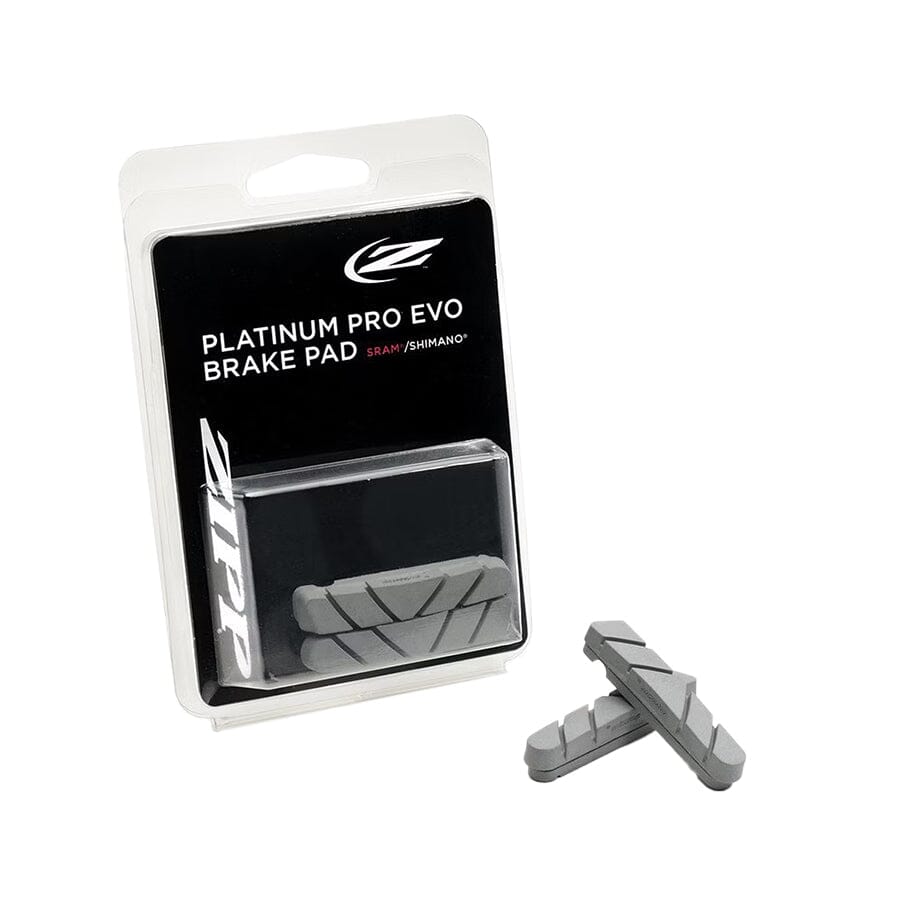 The Zipp Tangente Platinum Pro EVO Brake Pads Packaging