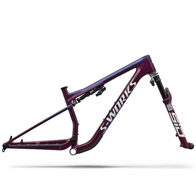 Specialized S-Works Epic 9 Frameset BIKES Specialized Bikes Gloss Bordeaux Metallic S 