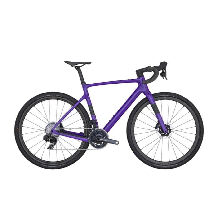 Scott Addict Gravel 10 BIKES - SCOTT - CROSS & GRAVEL - ADDICT GRAVEL Scott Bikes Purple 49 