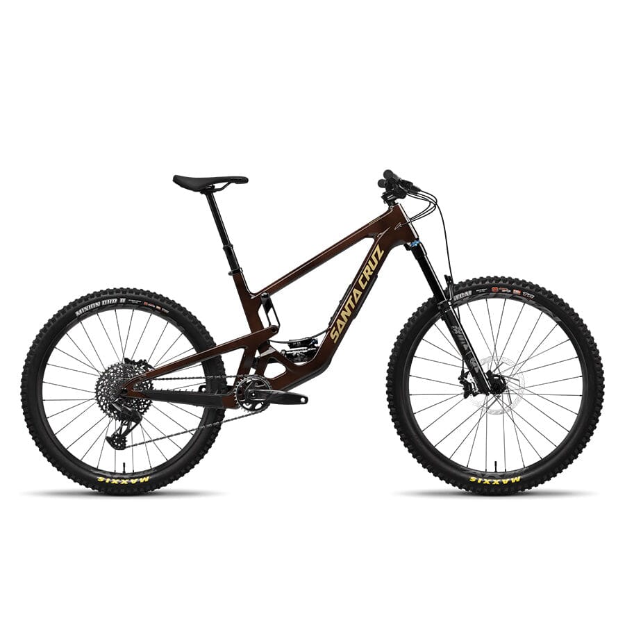 Santa Cruz Bronson 5 C MX S Kit Bikes Santa Cruz Bikes Translucent Root Beer L 