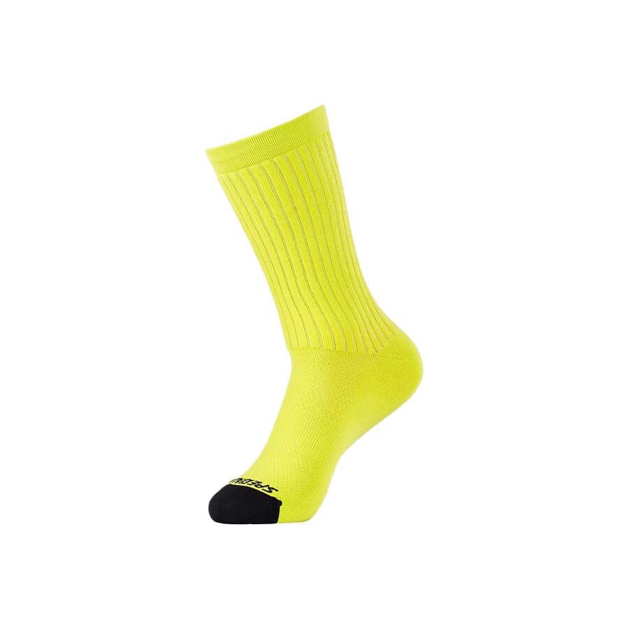 Specialized Hydrogen Aero Tall Road Socks Apparel Specialized Bikes Hyper Green S 