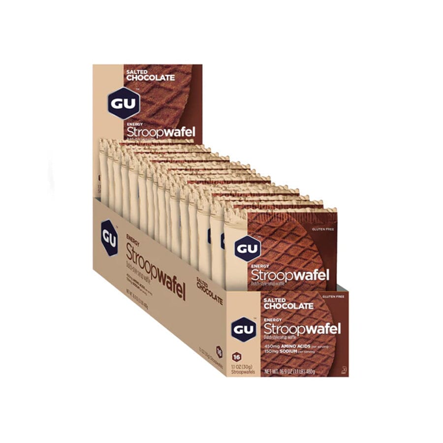 GU Energy Stroopwafel Accessories GU Energy Salted Chocolate (Gluten Free) Box of 16 