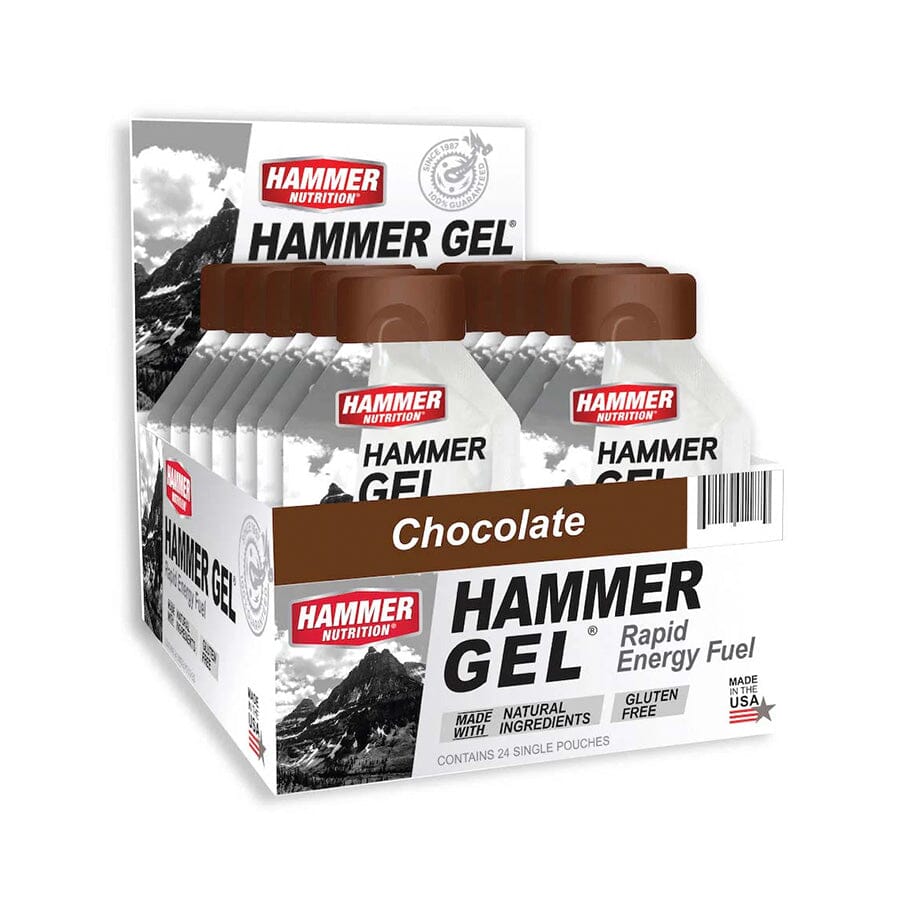 BOX of Hammer Gel Single Serve Accessories Hammer Nutrition Chocolate 24/Box 