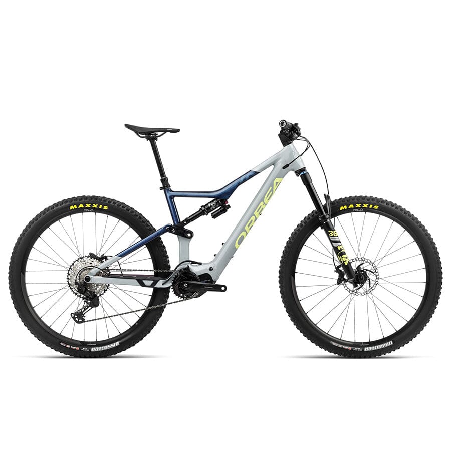 Orbea Rise H10 20MPH Bikes Orbea Bikes Iceberg Grey-Moondust Blue (Gloss) S 