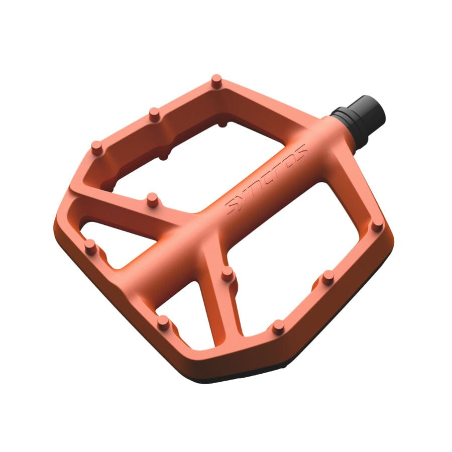 syncros flat pedals squamish iii Syncros Squamish III Composite Flat Pedals Large Fire Orange