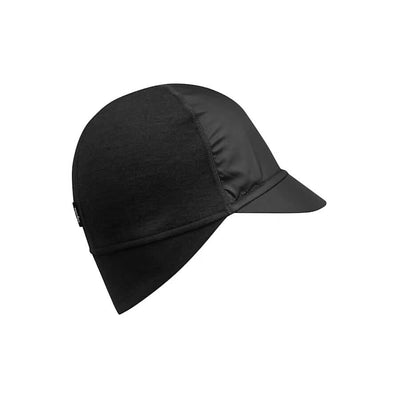 Rapha Peaked Merino Hat Apparel Rapha Black 