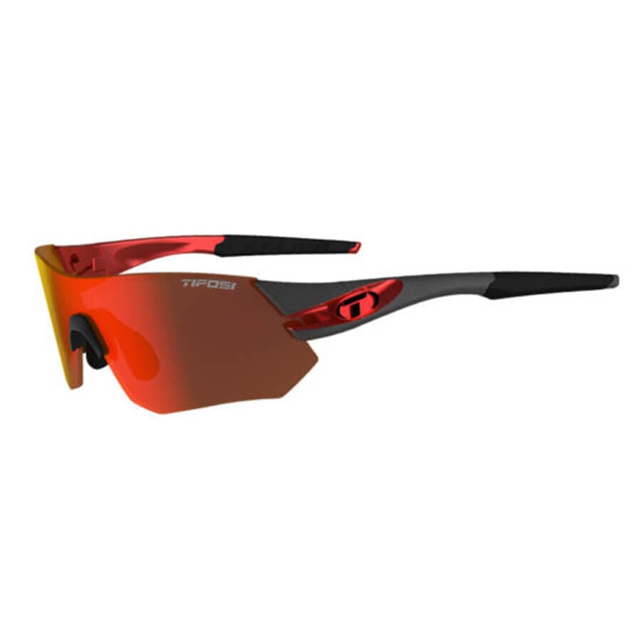 Tifosi Tsali Apparel Tifosi Optics Gunmetal/Red Interchangeable Sunglasses - Clarion Red/AC Red/Clear 