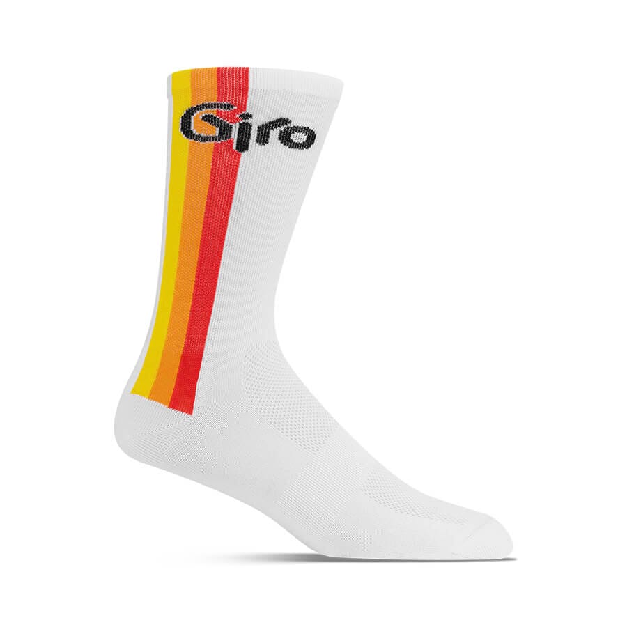 Giro Comp Racer High Rise Sock Apparel Giro 85 White SM 