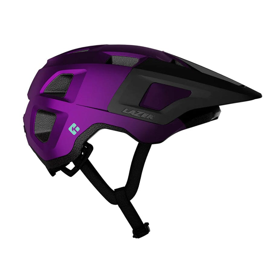 Lazer Finch KinetiCore Helmet Apparel Lazer Metallic Purple / Black U 