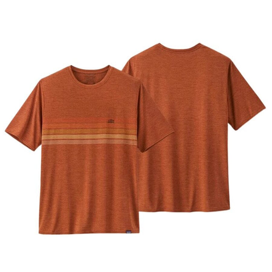 Patagonia Men's Cap Cool Daily Graphic Shirt Apparel Patagonia Sandhill Rust X-Dye XL 