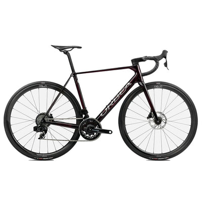 Orbea Orca M21eTEAM PWR Bikes Orbea Bikes Wine Red Carbon View-Titanium (Gloss) 47 