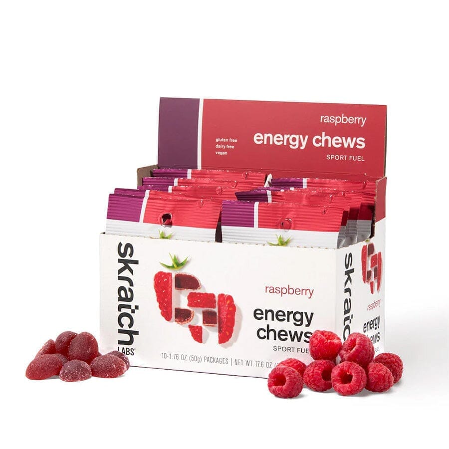 Skratch Labs Sport Energy Chews Accessories Skratch Labs Raspberry Single Pouch 10 Pack
