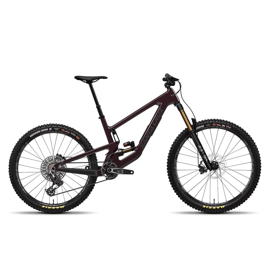 Santa Cruz Nomad 6 CC X0 AXS Bikes Santa Cruz Bikes Gloss Stormbringer Purple S 