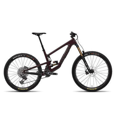 Santa Cruz Nomad 6 CC X0 AXS Bikes Santa Cruz Bikes Gloss Stormbringer Purple S 