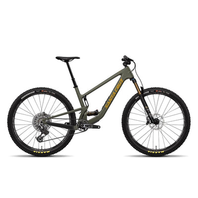 Santa Cruz Tallboy 5 CC X0 AXS Bikes Santa Cruz Bikes Matte Olive Drab XS 