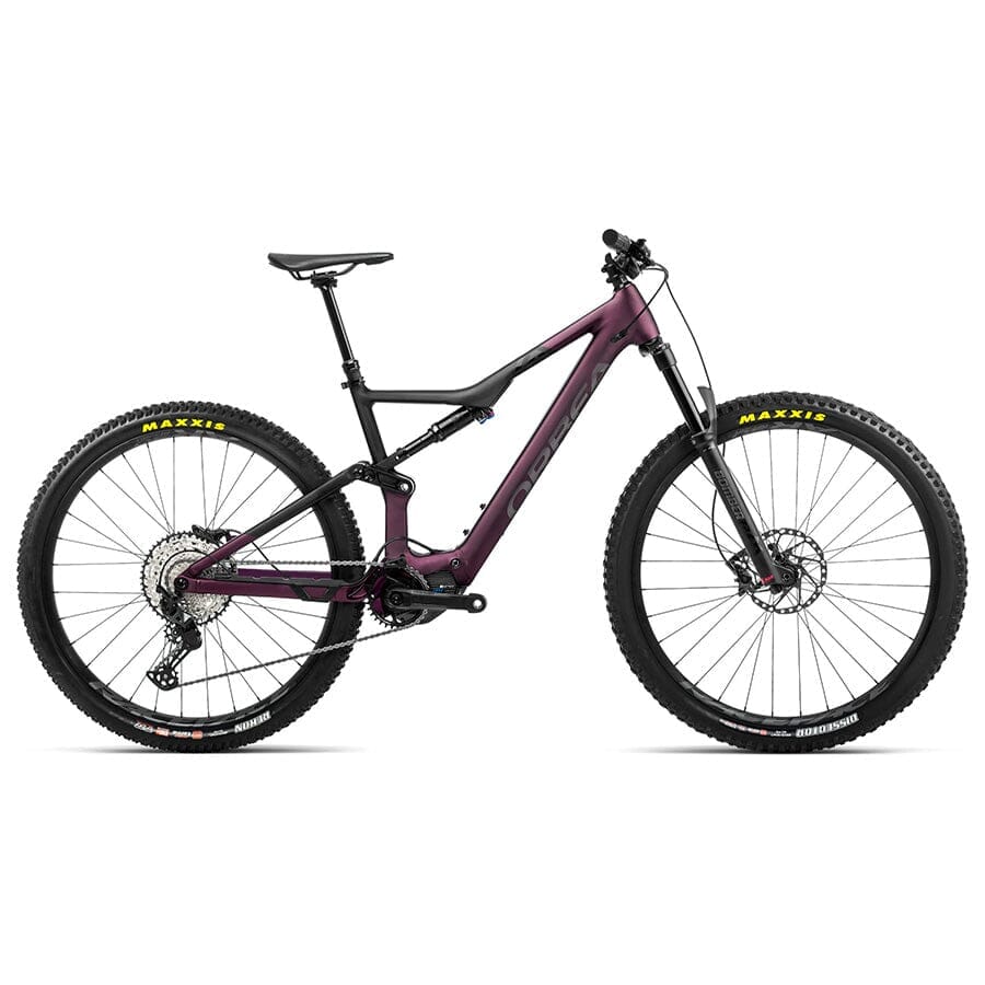 2022 Orbea Rise H30 20mph Bikes Orbea Metallic Mulberry-Black (Matte) S 