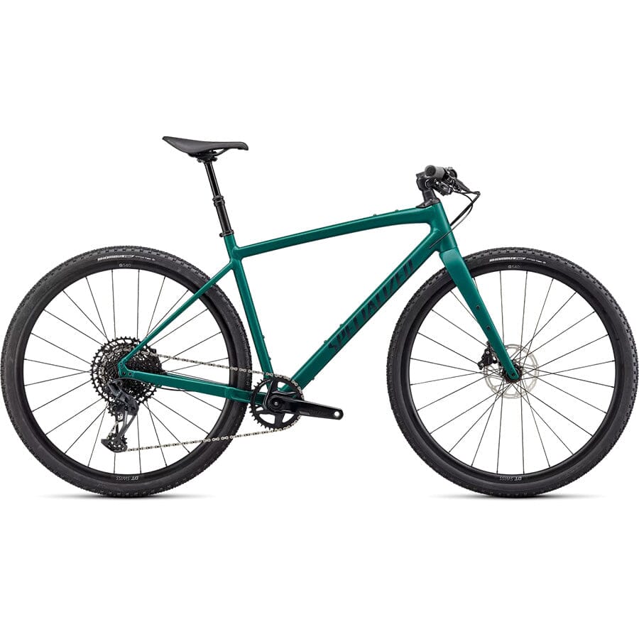 Specialized Diverge Expert E5 Evo Bikes Specialized Satin Pine/Forest/Chrome/Clean S 