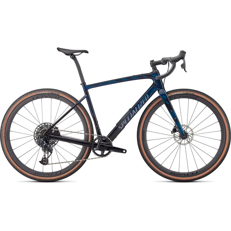 2022 Specialized Diverge Expert Carbon Bikes Specialized Gloss Teal Tint/Carbon/Limestone/Wild 49 