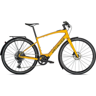 2023 Specialized Turbo Vado SL 5.0 EQ Bikes Specialized Brassy Yellow / Black Reflective S 