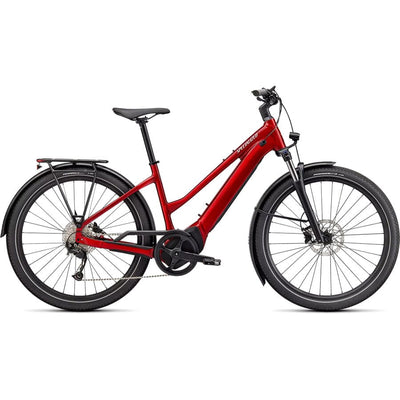 2023 Specialized Turbo Vado 3.0 Step-Through Bikes Specialized Red Tint / Silver Reflective S 