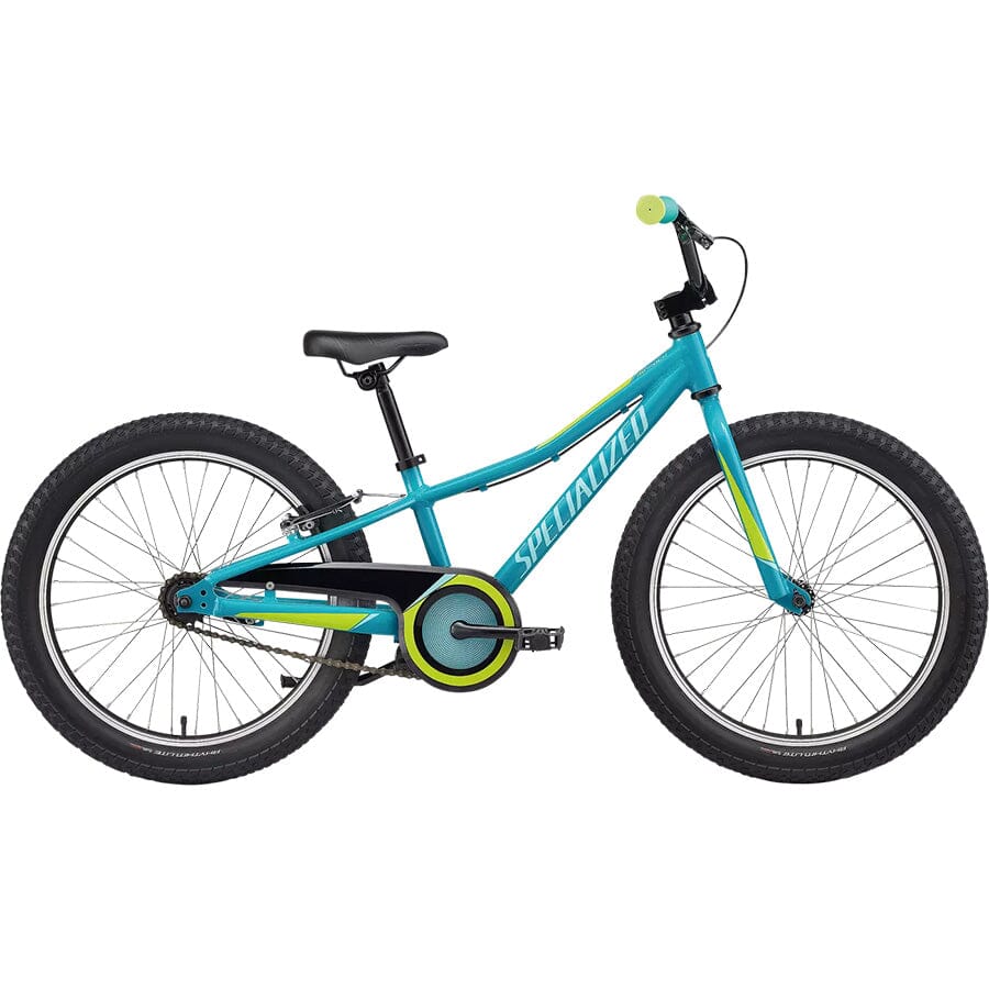 Specialized Riprock Coaster 20 Bikes Specialized Turquoise / Hyper Green / Light Turquoise 20 