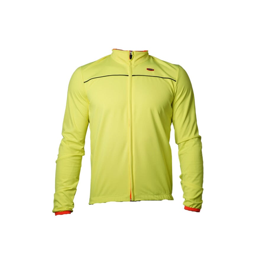 Contender Giordana Fusion Windfront Long Sleeve Jacket Apparel Giordana fluorescent Yellow MD 