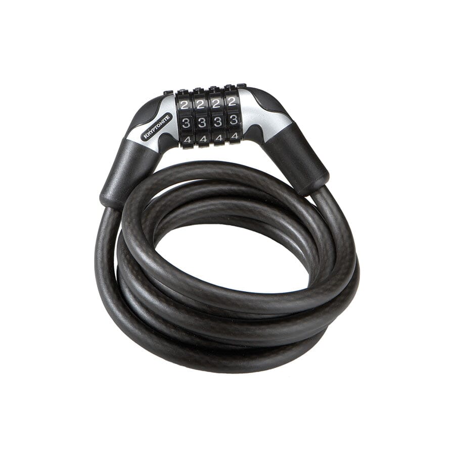 Kryptonite KryptoFlex 1018 Combo Cable Lock Accessories Kryptonite 10mm / 180cm / 5.9' Black 