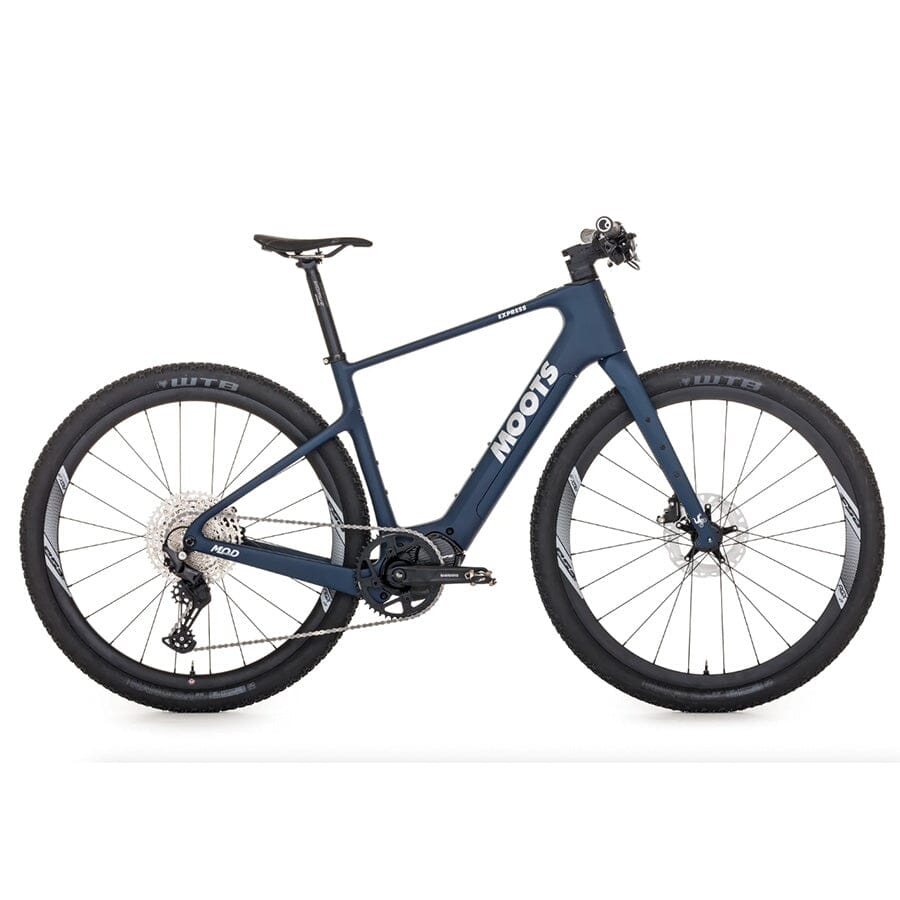 Moots Express Flat Bar Bikes Moots Bikes Alligator Slate Blue S 