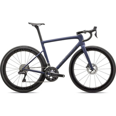Specialized Tarmac SL8 Pro Ultegra Di2 Bikes Specialized Satin Blue Onyx / Black 44 
