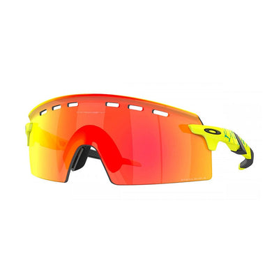 Oakley Encoder Strike Apparel Oakley Prizm Ruby Lenses, Matte Tennis Ball Yellow Frame 