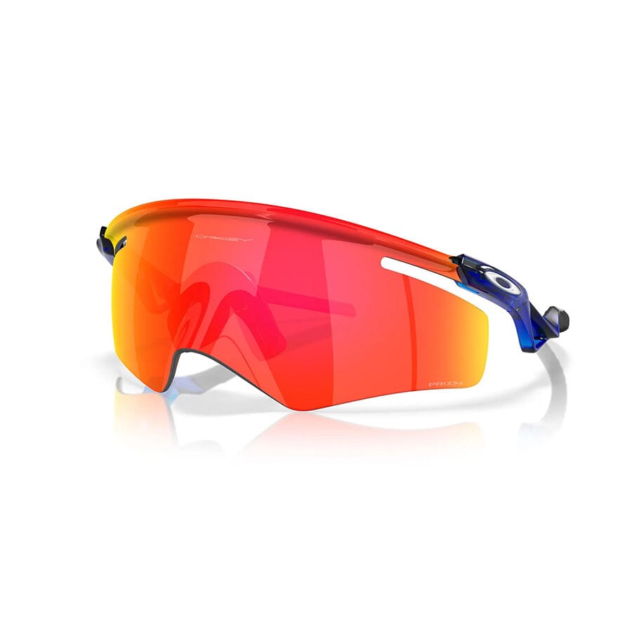 Oakley QNTM KATO Sunglasses Apparel Oakley Prizm Ruby Lenses, Crystal Blue Frame 