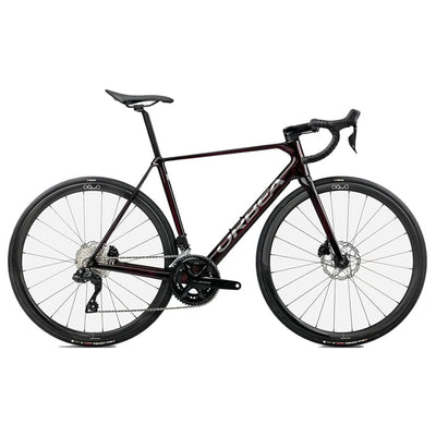 Orbea Orca M35i Bikes Orbea Bikes Wine Red Carbon View-Titanium (Gloss) 47 