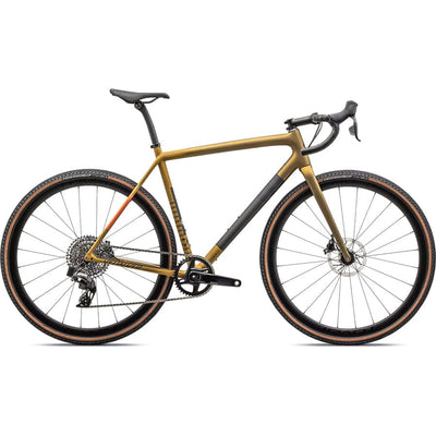 Specialized Crux Expert Bikes Specialized Satin Harvest Gold Metallic / Oak Green 49 